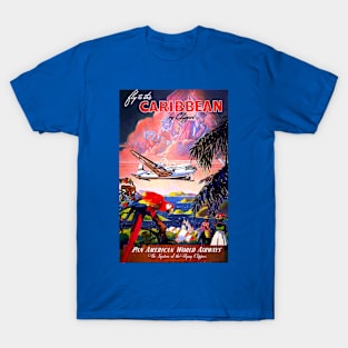 Vintage Travel Poster - Caribbean T-Shirt